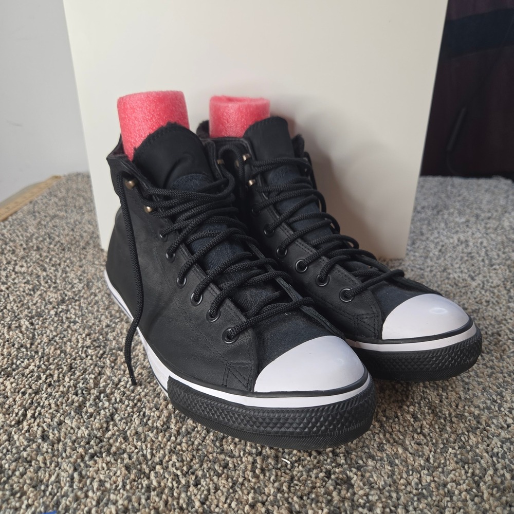 Converse Chuck Taylor All Star City Trek Gore-Tex Black Leather Boots Mens 10